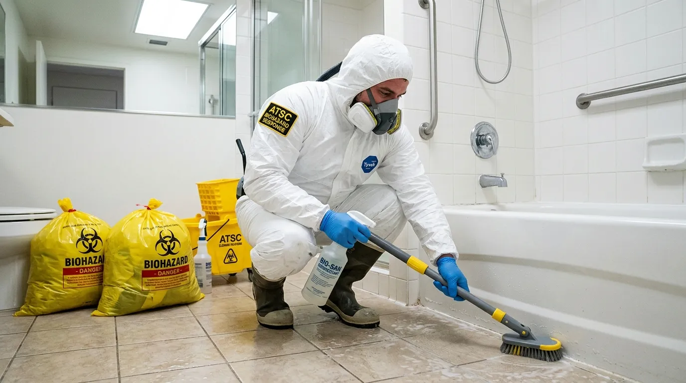 Decontamination equipment deployed for Blood Cleanup in Oakdale